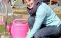 Aimee Middlemiss chairman of Hayle allotments busy getting ready for bumper